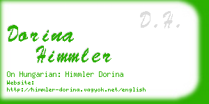 dorina himmler business card